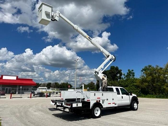 Used Altec AT40G 45ft Bucket Boom on 2013 Ford F550 4x4 Extended Cab Utility Truck – C98558