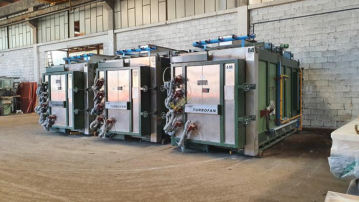Used Muffled Gas turbo Kiln Moretti mod. FTR4M