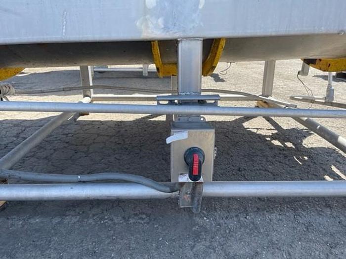 Used Fran Rica Stainless Steel Horizontal Tomato Pulp Storage Tank