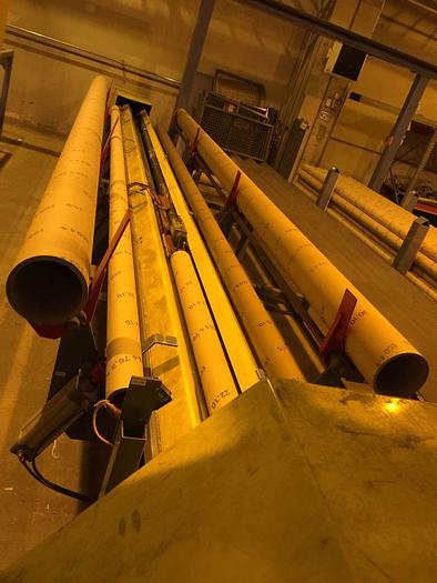 Used 216" CORE LINK CORE CUTTER FULLY AUTOMATIC MODEL CL4090 MFG. 2002