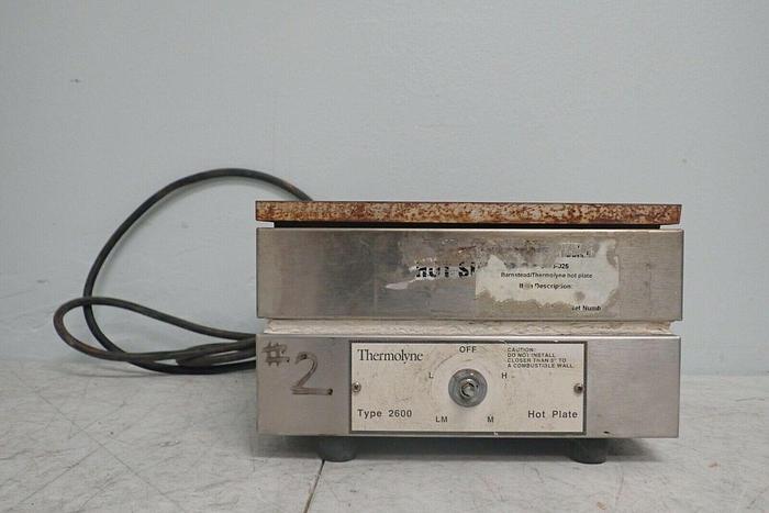 Used Thermolyne Type 2600 Model HP-2625R Hot Plate