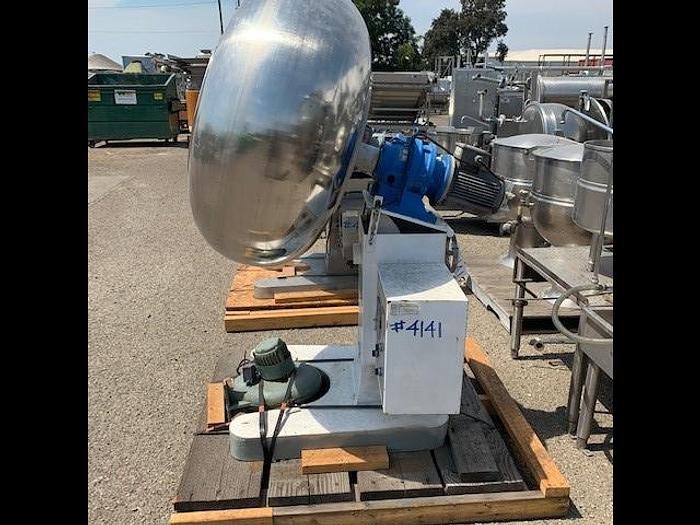 Used 40'' Stainless Steel Coating Pan With Blower