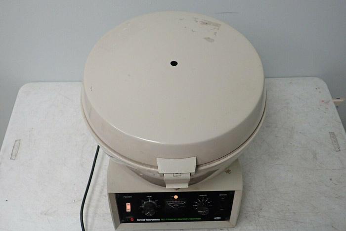 Used Dupont Sorvall Type GLC-4 Laboratory Centrifuge with Rotor & 3 Carrier Swings