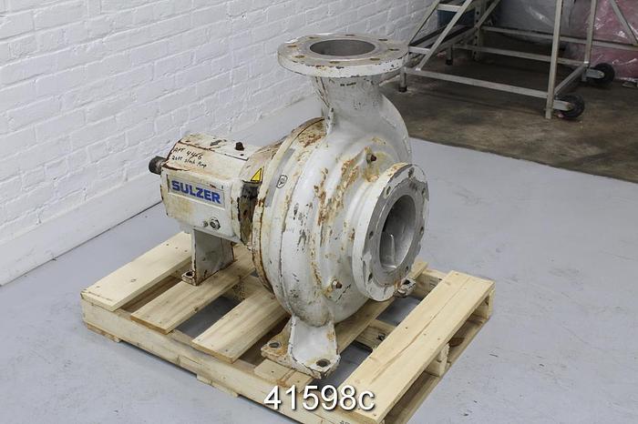 Used Sulzer APT44-6 Pump, 6x8x18, Stainless Steel #41598