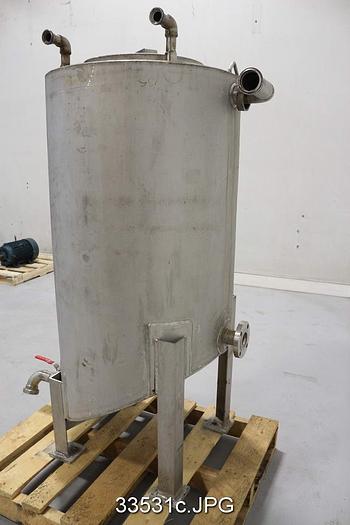 Used Acme Welding  Stainless Steel Tank, 30" Diameter, 60" Height #33531