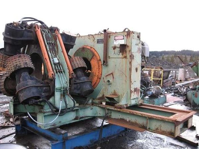 Used 18" Cambio Debarker c/w LSI Feedworks