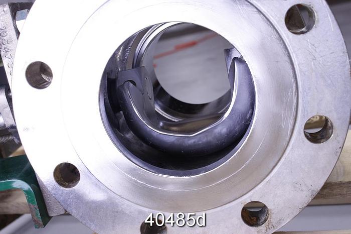 Used Fisher 4" V150 Series B Vee Ball Valve #40485