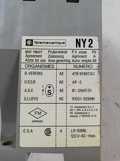 Used Telemecanique NY2 A 21