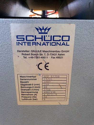 Used 2007 Graule  GRAULE end milling machines type AKF 6/250