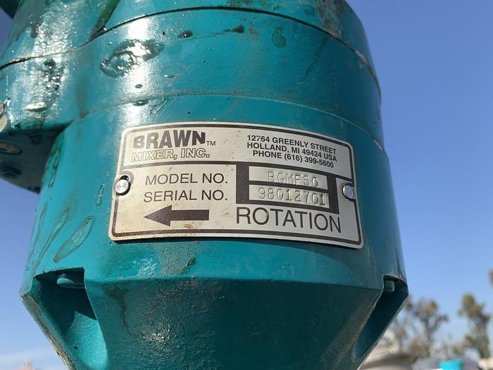 Used Tank, 100 Gallon, S/st, Jkt, Agit, DT/DB, 28" x 32" #S742662
