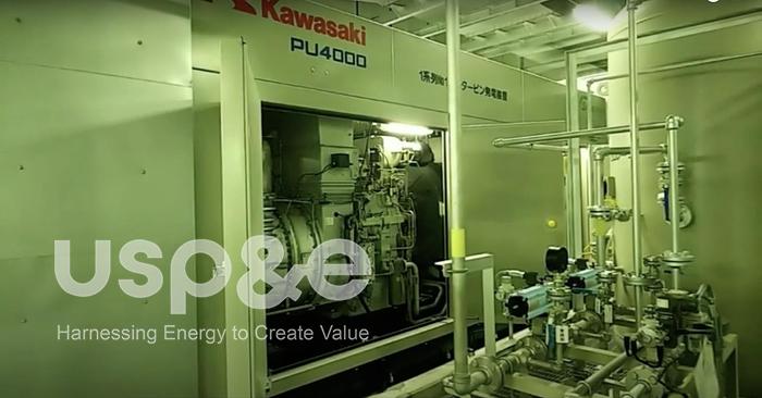 Used 3.2 MW 2008 Low Hour Used Kawasaki MIT-23 Natural Gas Turbine Power Plant