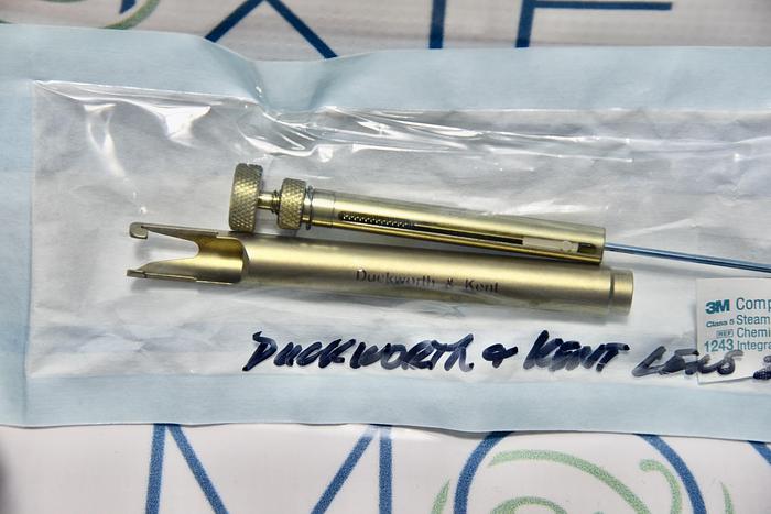 Used Duckworth & Kent Surgical Ophthalmic IOL Forceps DK7791