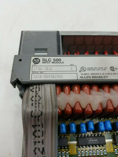 Used Allen Bradley 1746-IA16 Ser:C SLC 500 input Module