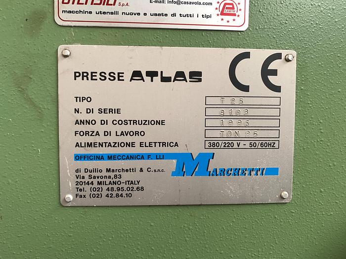 Ottime Pressa Meccanica a Collo di Cigno ATLAS T 25