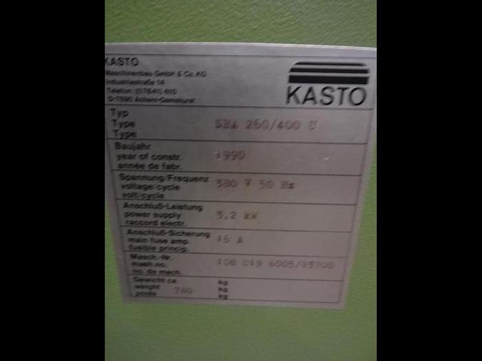 D'occasion Scie KASTO type SBA 260/400 U