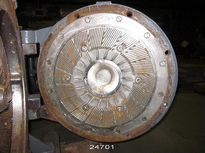 Used Beloit Jones DD4000 Double Disc Refiner, 16", Dd4216, Stainless Steel Lined #24701