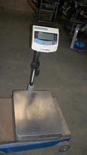 Used Scale, Platform, 15" X 20", CAS, Mdl BW-150, Bench, S/st #S741093