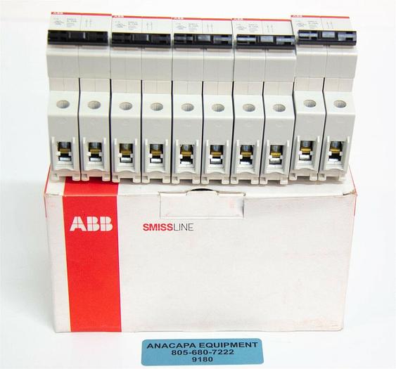 Used ABB S402U-K15 Miniature Circuit Breaker UL489 2 pole Lot of 5 total New (9180)K