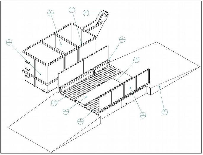 Usato Sistema lavaruote trasportabile TecnoTer 4.32E (2020)