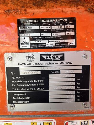 Usato 2006 Hamm DV 90 VO