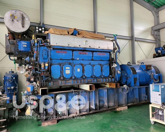 Used 1.6 MW 2003 Used Daihatsu 6 DK-28 Diesel Generator Sets