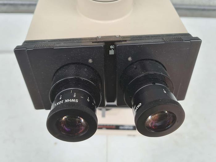 Used Olympus BH-2 Microscope with 3 Objectives