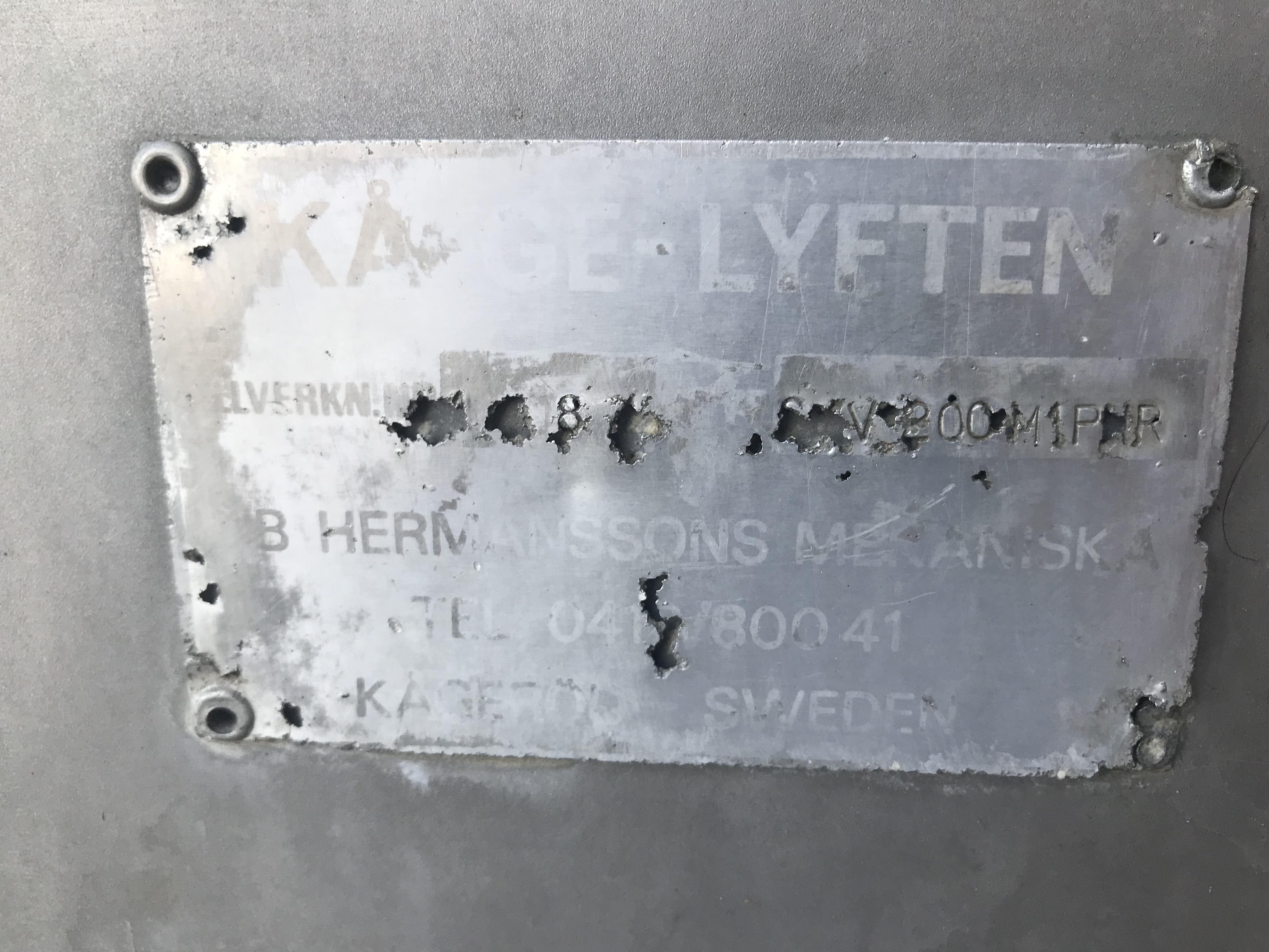 Begagnad Pelarlyft för skänkvagnar  178-185