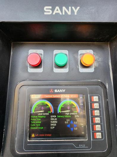 Used SANY 40 Meter Concrete Pump With Mercedes Actros 3411