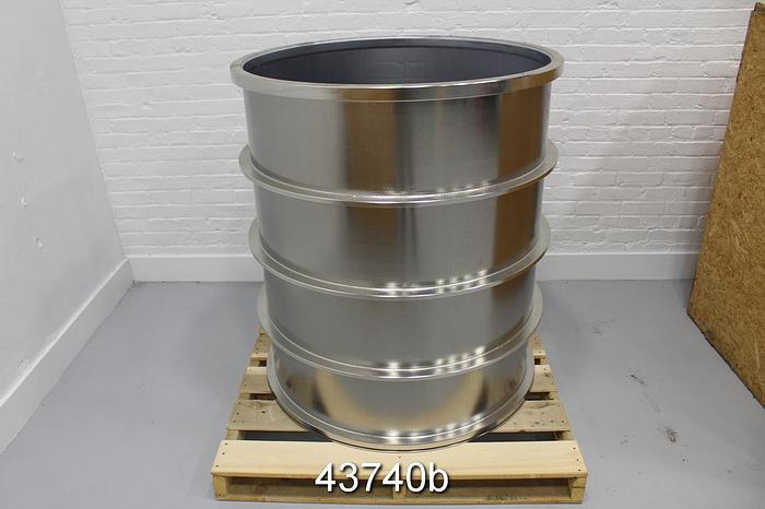 Unused GL&V UV500 Stainless Steel Pressure Screen Basket, 1.2mm Holes #43740