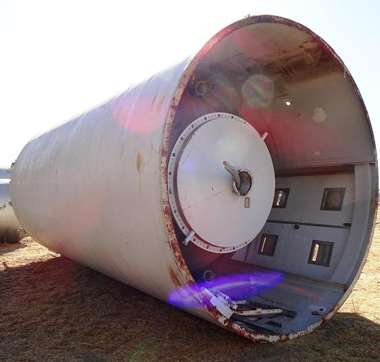 Used Silo, 1,750 CF, 12' X 15', Cone Bottom, Dust Collector, #S742417
