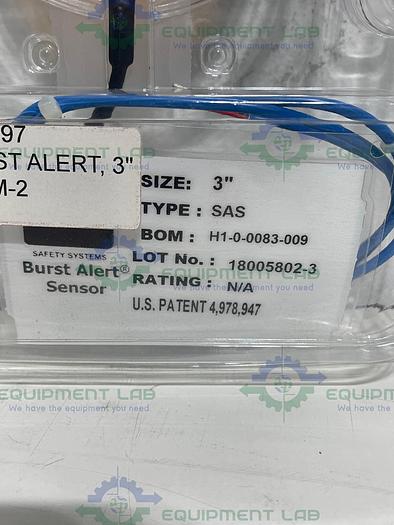BS&B Burst Alert Sensor SAS Sensor Size 3"