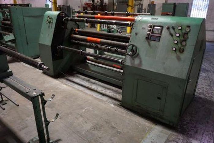 Used 62" DUSENBERY 635 DUPLEX SLITTER REWINDER