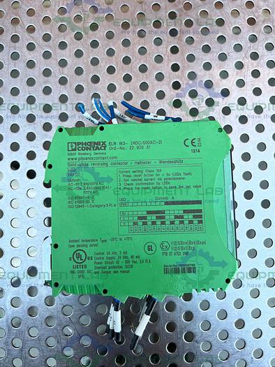 Used Phoenix Contact  W3-24DC/500AC-2I Solid State Reversing Contactor
