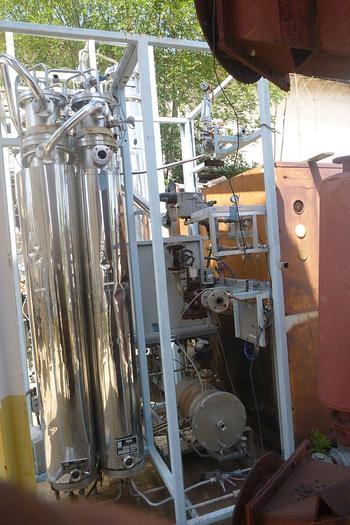 Used Evaporator, Finn-aqua, 125#/HR, Still WFI, Mdl FA-500-SA #S737618