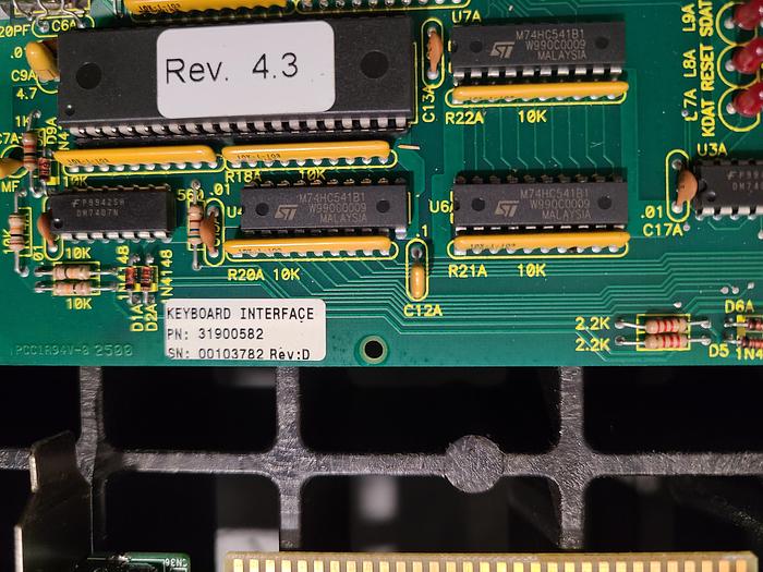 Used 1999 Anilam Circuit Boards Keyboard Interface & other 90100331 33000278 Milling CNC