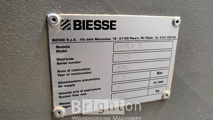 Used 2006 Biesse Rover A Used Pod and Rail CNC #BM2283