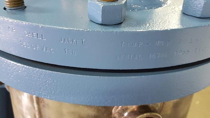 Used 5 GALLON BLAW KNOX REACTOR – T-316 S/S – 150/FV/150 PSI (#9025)