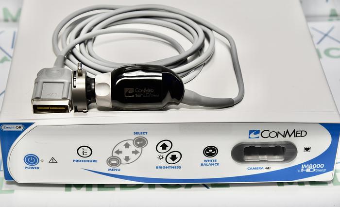 Used ConMed Linvatec IM8000 with IM8120 True HD 3Mos Camera Head