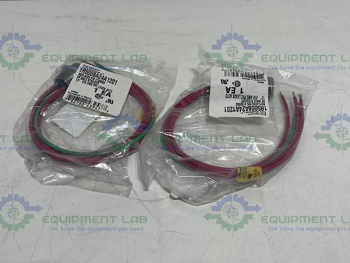Lot of 2- Brad Harrison 1R5006A24A1201 Male 5 Pin Sensor Connector