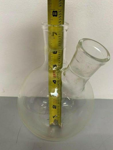 Used Short Path 7" Deep Distillation Glassware w/ Two 1.5" Openings