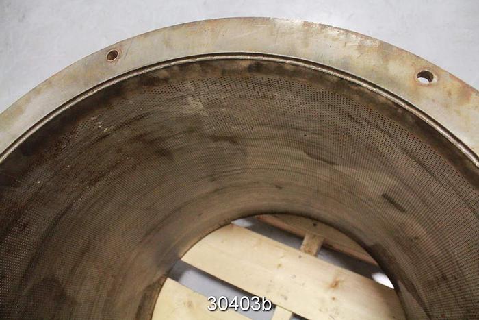 Used Black Clawson 24P Pressure Screen Basket #30403