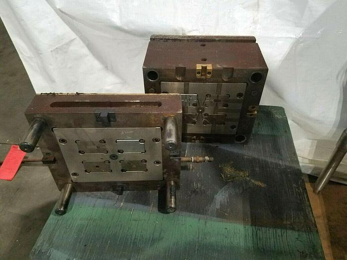 Used 10" x 12" DME Plastic Injection Mold Frame with interchangeable cavities
