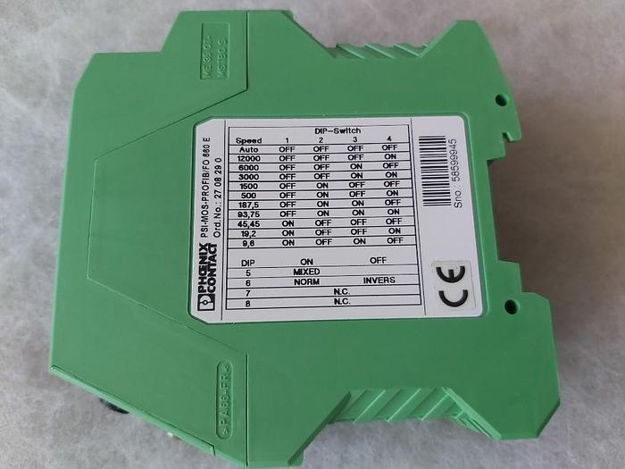 Convertidor de fibra óptica, PSI-MOS-PROFIB/FO 660 E, Phoenix, nuevo