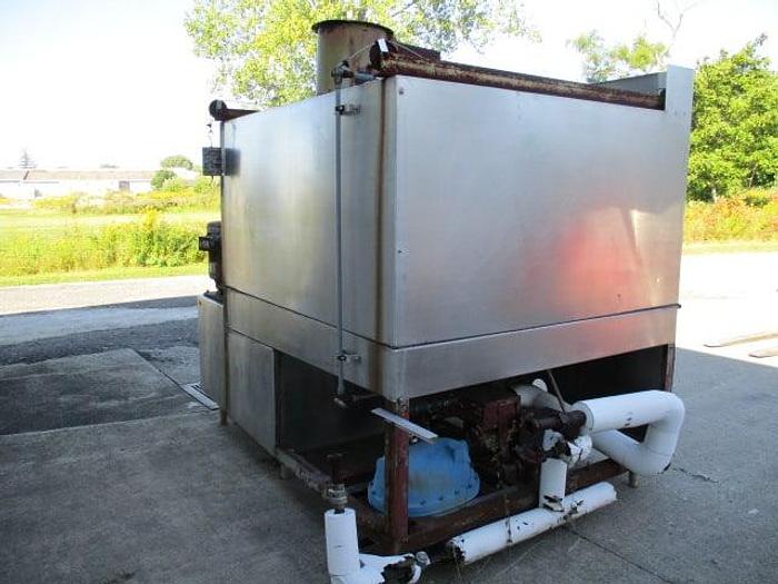 Used Tray/Baking Pan Washer; Rotary loading tray