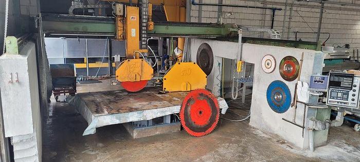 Gebraucht Fickert & Winterling  PFE 80 CNC 5 Achs Brückensäge 400 - 1200mm Ø