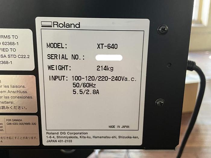 Used 2020 Roland Texart XT-640