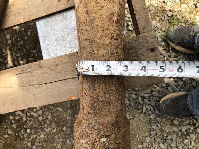 Used Cable Tool Well Drilling 5" 6" Trident Supreme 2” x 3” threads