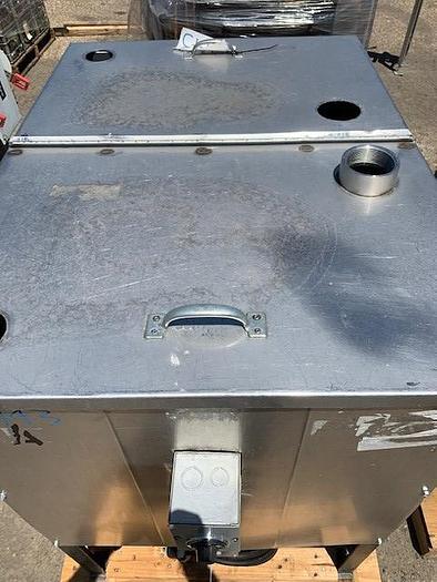 Used 2 Compartment Stainless Steel Jacketed & Insulated Heated Coating Tank