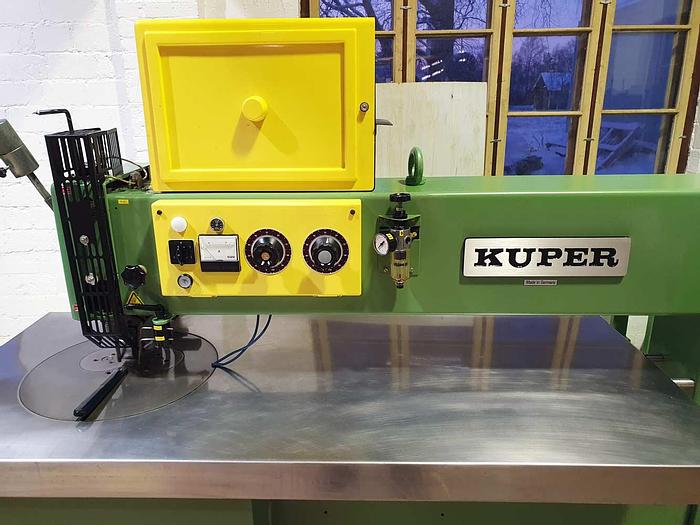 Used Kuper veneer zig-zag splicer machine, type FW/ 1200-E, year 1995
