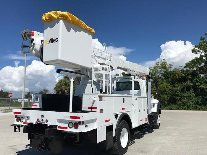 Used 2013 International 7300 4x4 Altec AM55-MH 60ft Over-Center Bucket Truck - C53093
